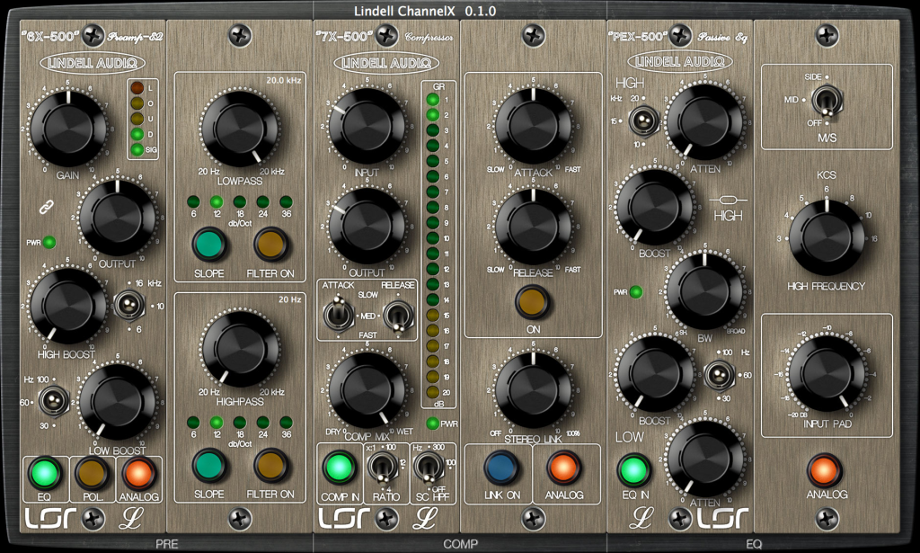 插件联盟系列500模块模拟效果器！Plugin Alliance Lindell Audio ChannelX v1.2.2 MAC版（2024.01.11新增安装包，附安装教程）