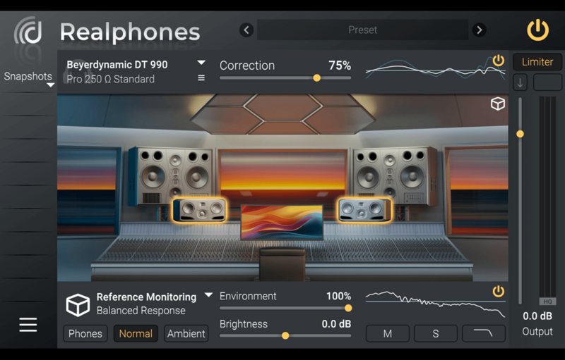 专业耳机校准 + 音箱模拟软件！dSONIQ Realphones 2 Ultimate v2.0.24 WIN版