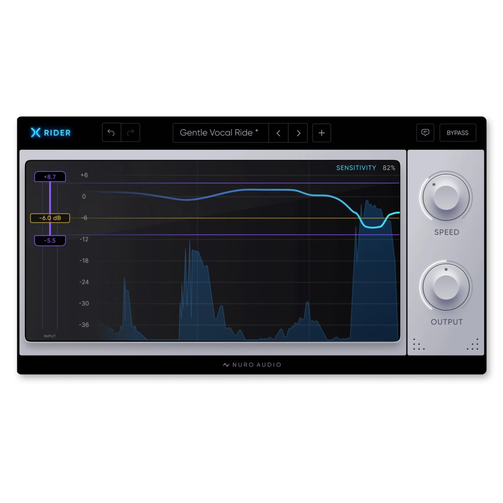 人声激励响度提升插件！Nuro Audio Xrider v1.0.1 MAC U2B