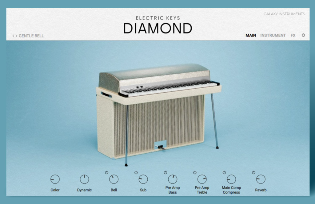 传奇电钢琴音色库！Native Instruments Electric Keys Diamond KONTAKT