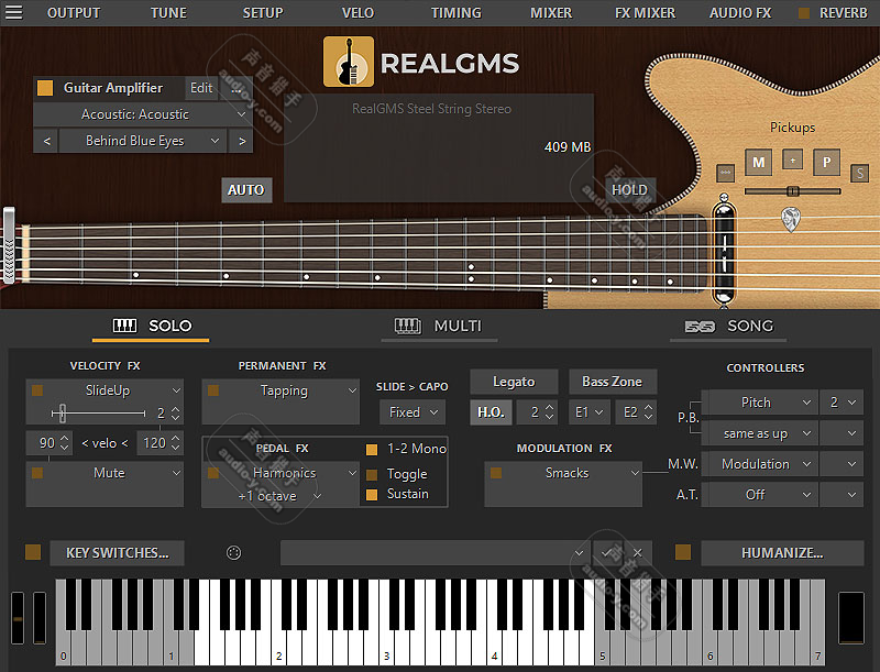 全新钢弦虚拟吉他音源!MusicLab RealGMS v1.0.0 WIN版(附带安装教程)