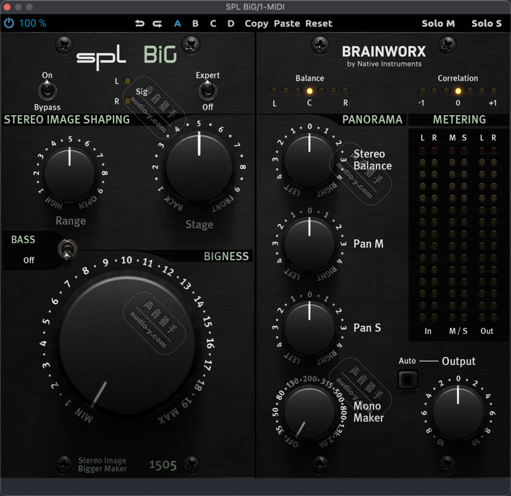 插件联盟系统立体声扩展插件！Plugin Alliance Brainworx SPL BiG 1.0.0 WIN&MAC