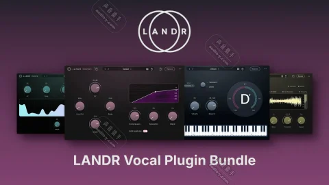 专业人声处理四合一插件包！LANDR Vocal Plugin Bundle v1.0.2 WIN&MAC