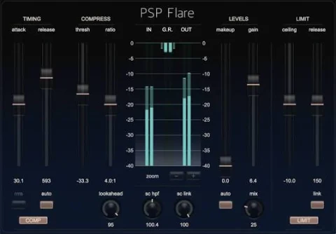 心理声学压缩效果器！PSPaudioware PSP Flare v1.1.1 WIN版
