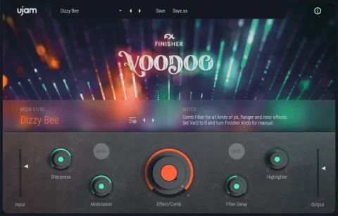 创意吉他效果器插件！UJAM Finisher VOODOO v1.2.0 MAC版