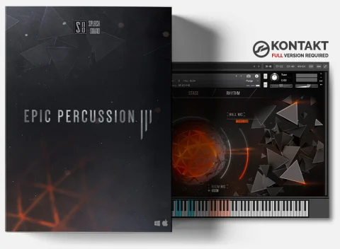 史诗级打击乐大鼓音色库！Splash Sound Epic Percussion 3 KONTAKT