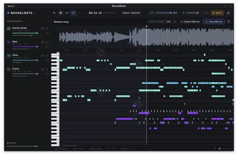 智能音频转MIDI插件！DamRsn NeuralNote v2.0.0 WIN&MAC（带离线模型、安装教程）