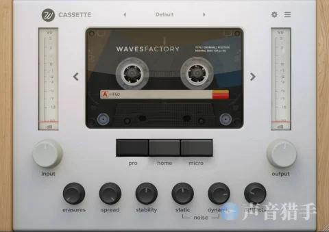 磁带饱和效果器！Wavesfactory Cassette v1.0.6 WIN版