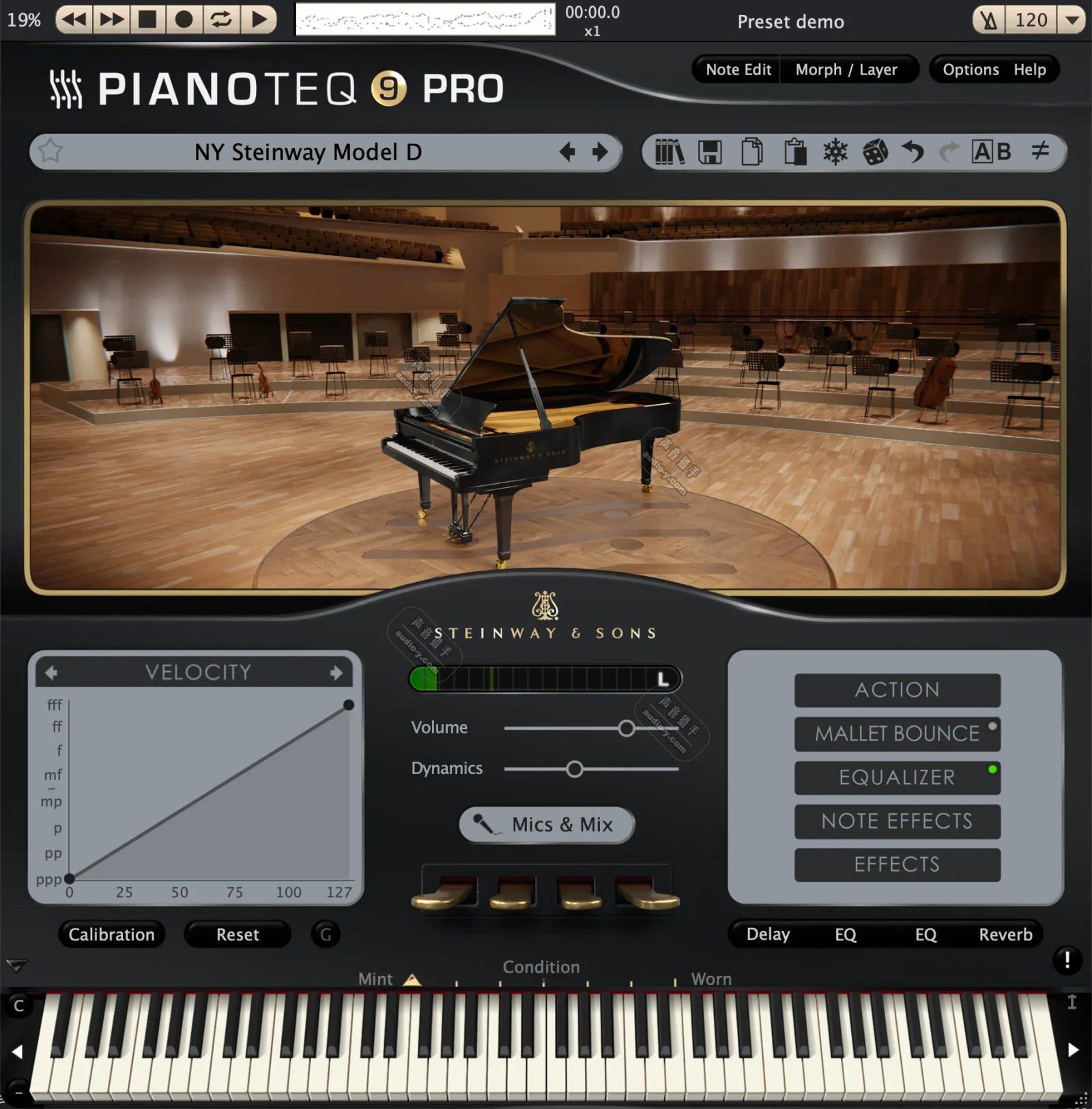 专业物理建模钢琴音源！Modartt Pianoteq Pro v9.2.1 MAC版（仅支持M芯片原生模式运行）