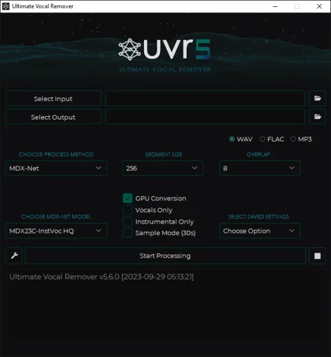 终极人声伴奏提取软件！Ultimate Vocal Remover UVR GUI v5.6.0 WIN&MAC