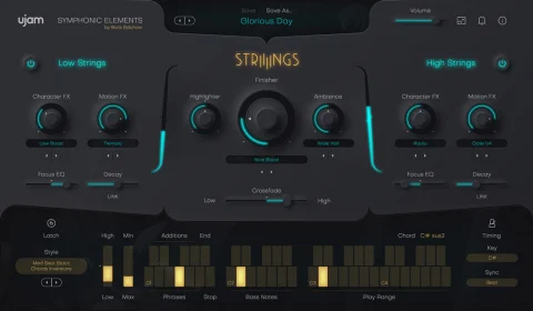 自动史诗级弦乐！UJAM Symphonic Elements STRIIIINGS v1.2.0 WIN&MAC（原生支持M芯片）