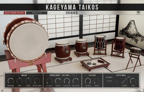 专业太鼓音色库！Impact Soundworks Kageyama Taikos v1.6 KONTAKT