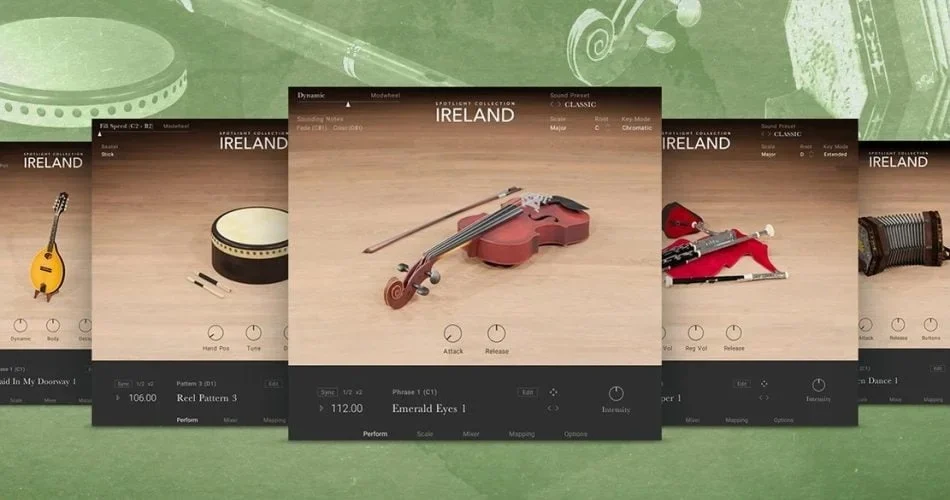 爱尔兰民族乐器合集！Native Instruments Spotlight Collection Ireland v1.0.2 KONTAKT