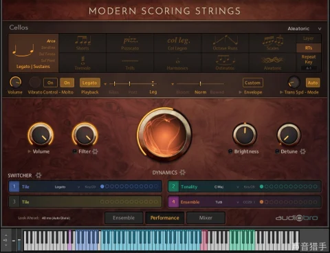 现代弦乐完整音色库！Audiobro Modern Scoring Strings v1.1 KONTAKT