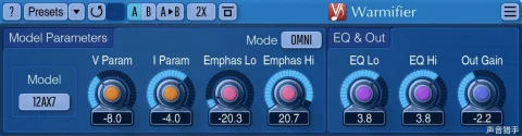 电子管声音暖化效果器 Voxengo Warmifier Tube Enhancer v2.7 WiN