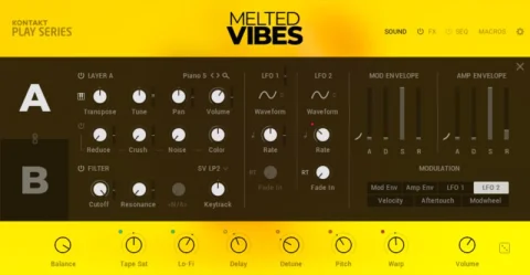 Play Series之神秘的边角料浪潮！Native Instruments Play Series Melted Vibes v2.0.0 KONTAKT