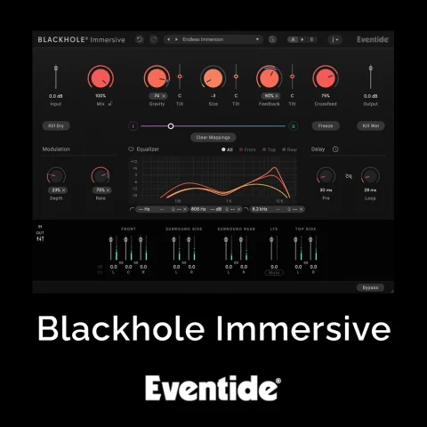 黑洞插件全景声版！Eventide Blackhole Immersive v1.0.1 WIN版