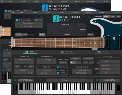 虚拟芬达电吉他音源！MusicLab RealStrat 6 v6.1.0.7549 WIN版