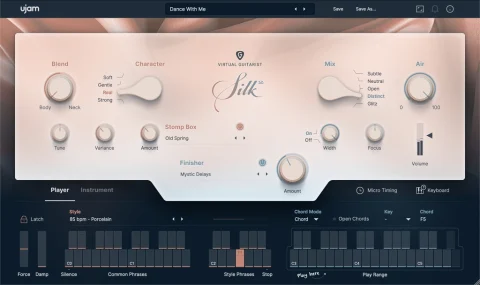 虚拟尼龙吉他手2代！UJAM Virtual Guitarist SILK 2 v2.2.0 MAC版
