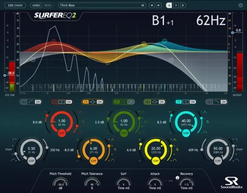 音高跟踪均衡器插件！Sound Radix SurferEQ v2.1.0 WIN版