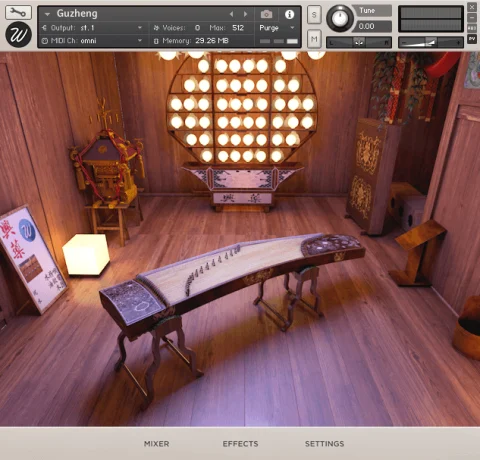 中国古筝音源！Wavesfactory Guzheng KONTAKT