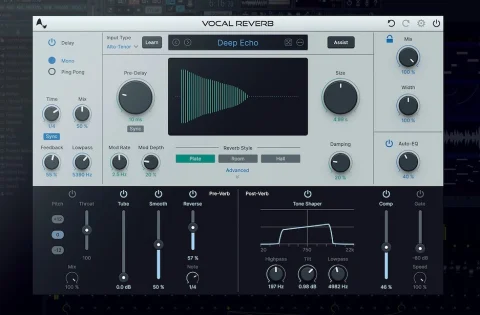 人工智能人声混响插件！Antares Vocal Reverb v1.0.0 WIN版