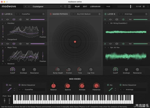 KORG Modwave Native v1.0.0 WiN&macOS（含音色库）