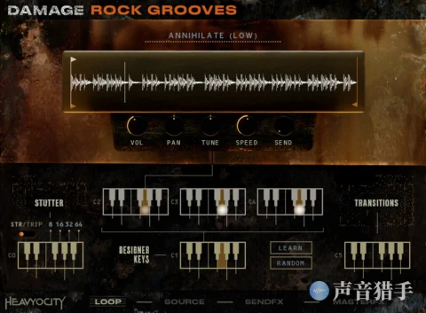 史诗摇滚现代鼓音色库！Heavyocity Damage Rock Grooves KONTAKT