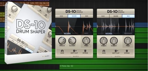 鼓机动态处理插件！XLN Audio DS-10 Drum Shaper v1.2.5.1 WIN版