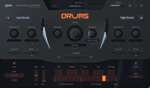 自动史诗级打击乐！UJAM Symphonic Elements DRUMS v1.2.0 WIN&MAC（原生支持M芯片）